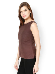 Westhreads Women Brown Top