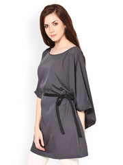Westhreads Women Grey Kaftan Tunic