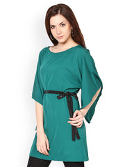Westhreads Women Teal Kaftan Tunic