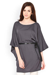 Westhreads Women Grey Kaftan Tunic