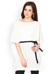 Westhreads Women White Kaftan Tunic