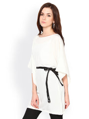 Westhreads Women White Kaftan Tunic