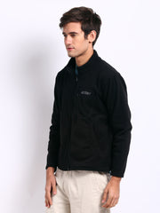 Wildcraft Unisex Black Fleece Jacket