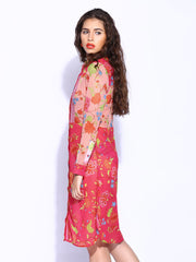 Wills Signature by Payal Pratap Women Pink Printed Tunic