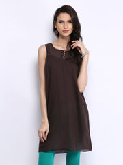 Wishful by W Women Brown Kurta