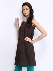 Wishful by W Women Brown Kurta