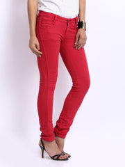 Wrangler Women Red Molly Super Slim Fit Jeans