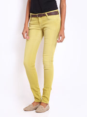 Wrangler Women Yellow Cathy Ultra Skinny Fit Jeggings
