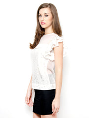 XnY Women Cream-Coloured Top