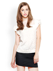 XnY Women Cream-Coloured Top