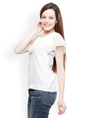 XnY Women Cream-Coloured Top