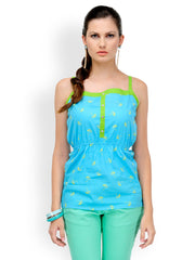 Yepme Women Blue Printed Top