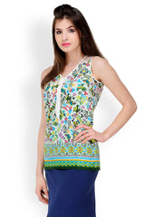 Yepme Women Green Printed Top