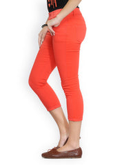 Yepme Women Red Capris