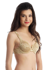 Enamor Sand Coloured Lift Bra