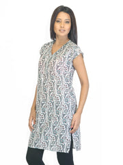 W Women White Printed Kurta